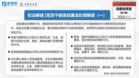 《清廉微課堂》第六期——紀(jì)法解讀 黨員干部違反廉潔紀(jì)律解讀(一).jpg 《清廉微課堂》第六期——紀(jì)法解讀 黨員干部違反廉潔紀(jì)律解讀(一).jpg